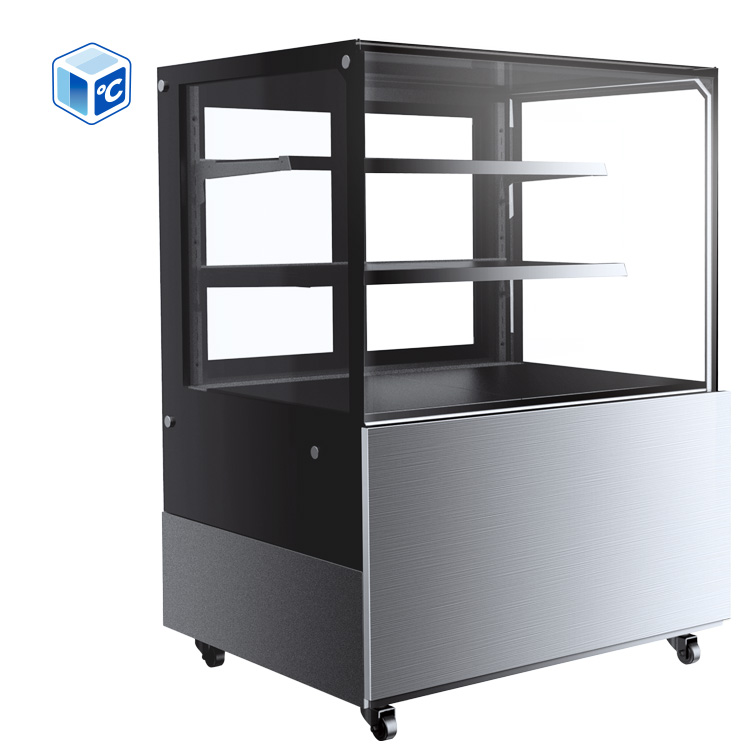 Case Fans - 1200x675x1215mm BJD-173 業務用ケーキ陳列冷蔵庫 ファン冷却 R290 2段