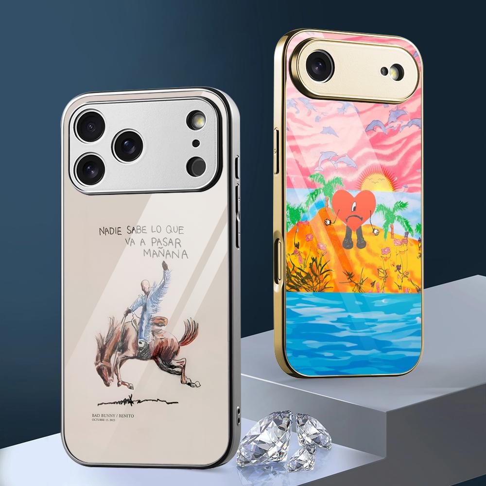 Computer Case - ロックミュージック Bad B-Bunny スマホケース iPhone 17