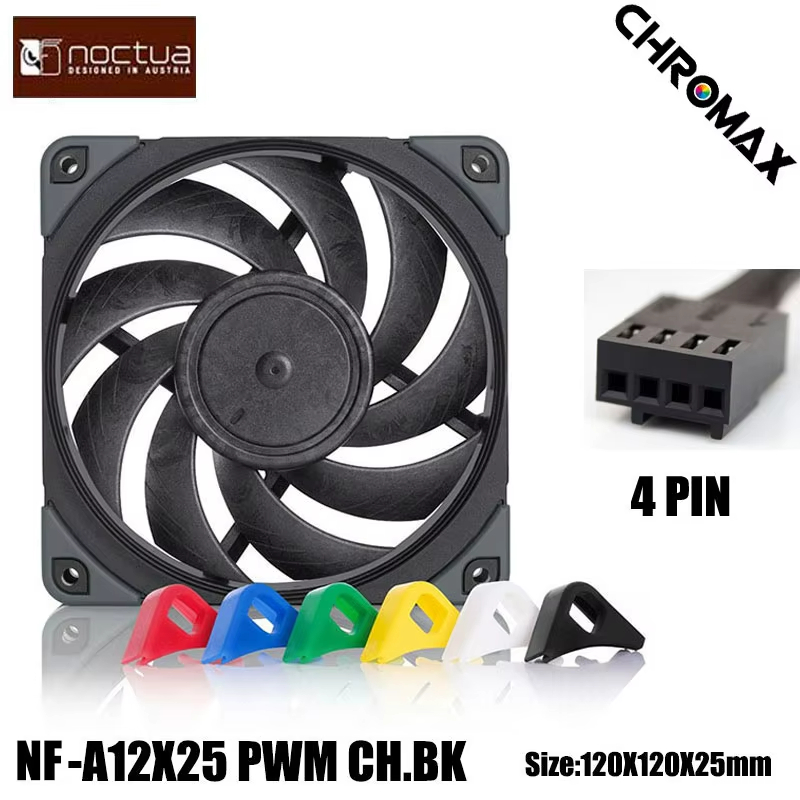 Case Fan Controller - Noctua NF-A12x25 PWM 12CM ケースファン インテリジェント温度制御