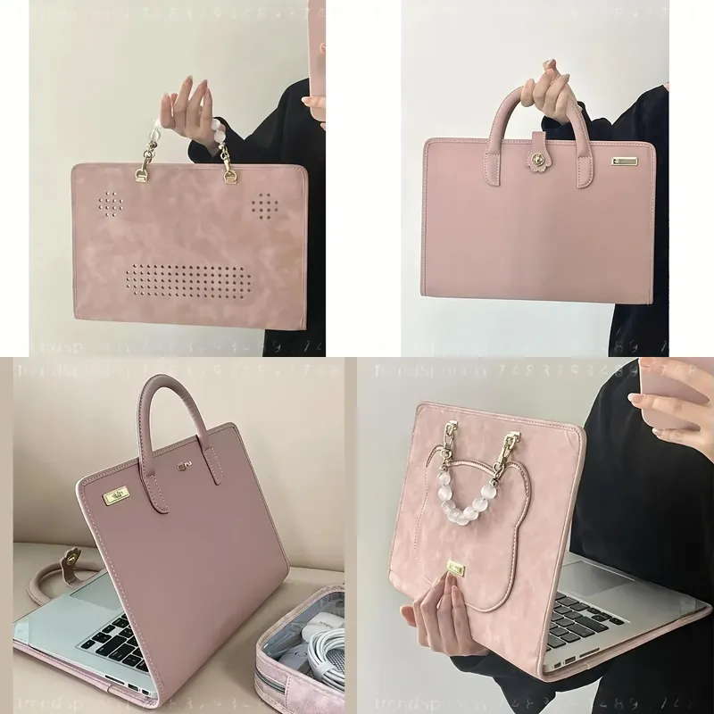 Computer Case - 14インチ、15インチ、16インチのノートパソコン用ポータブル保護ケース、ノートブックスリーブ、ハンドバッグ、耐久性のある収納ポーチ