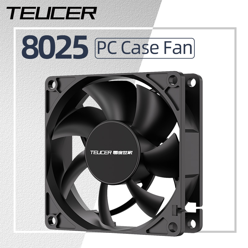 Pc Chassis - Teucer 8025 PC ケースファン 12V ビッグ