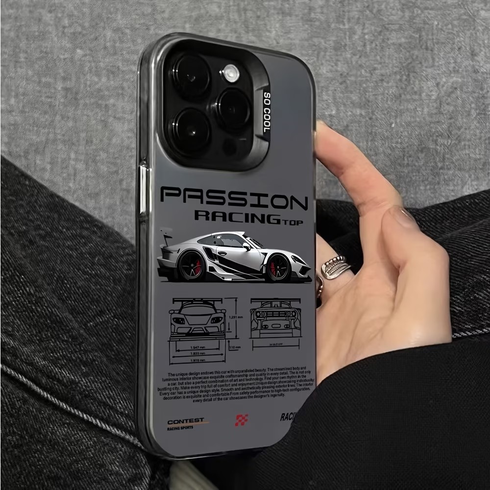 クールなレーシングスタイルラインのスマホケース iPhone - Mini Pc Case のレビューと価格