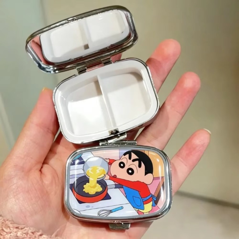 クレヨンしんちゃん ミニサイズの密閉式金属製缶。防湿仕様で、 - Case Fans のレビューと価格
