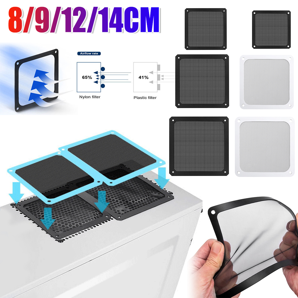 1/2X 8/9/12/14cm 磁気フレームダストフィルタ - Dust Filter Pc のレビューと価格