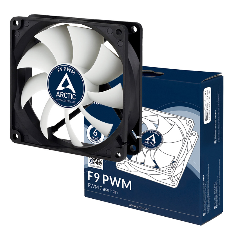 ARCTIC F9 PWM - 92 mm PWM ケースフ - Case Fan Controller のレビューと価格