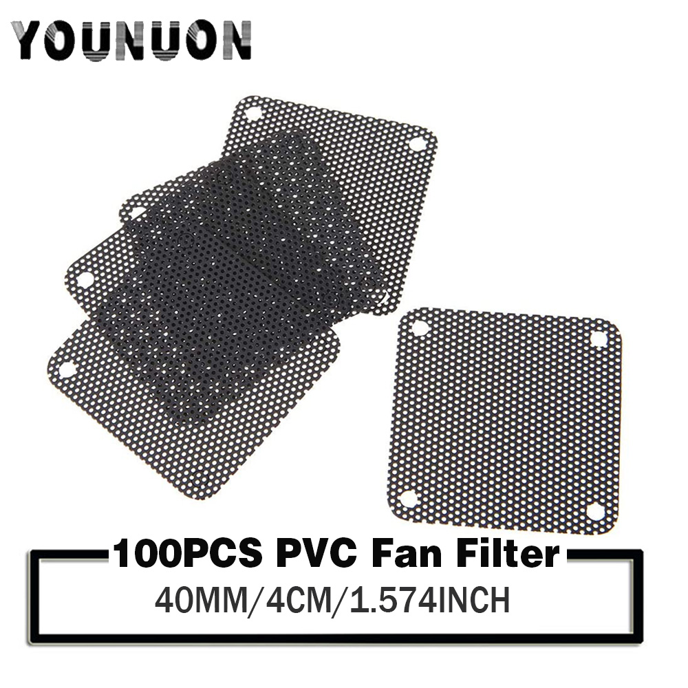 100 個 YOUNUON 40 ミリメートルファンフィルタ - Dust Filter Pc のレビューと価格