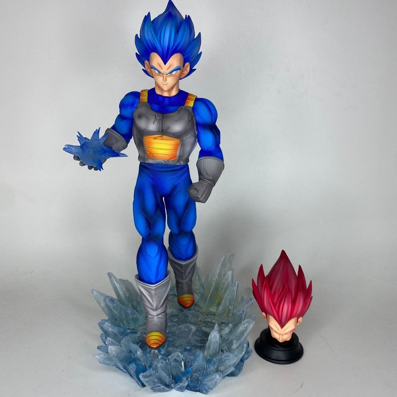 ドラゴンボール超サイヤ人ベジータダブルヘッドスカルプチャーア - Case Fans のレビューと価格