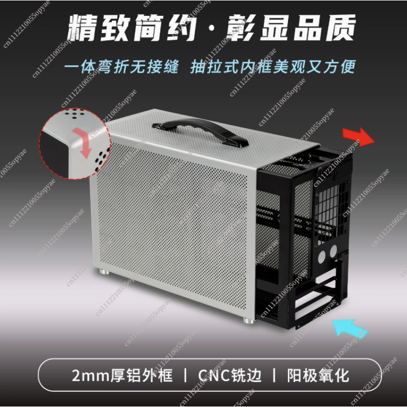 D3 アルミニウムミニ PC ケース 280 水冷 ATX  - Pc Chassis のレビューと価格